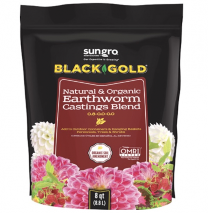 SunGro Black Gold® Worm Castings 8 Qt