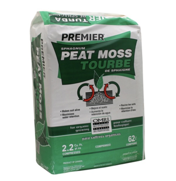 Premier Sphagnum Peat Moss 2.2 cu ft