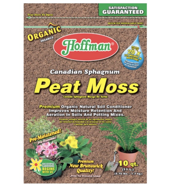 Hoffman Canadian Sphagnum Peat Moss 10 Qt