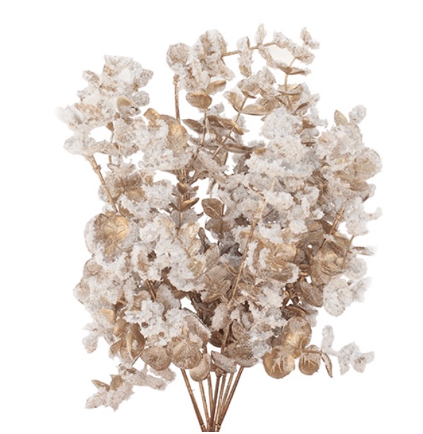 Mini Snowy Eucalyptus Bush 15"