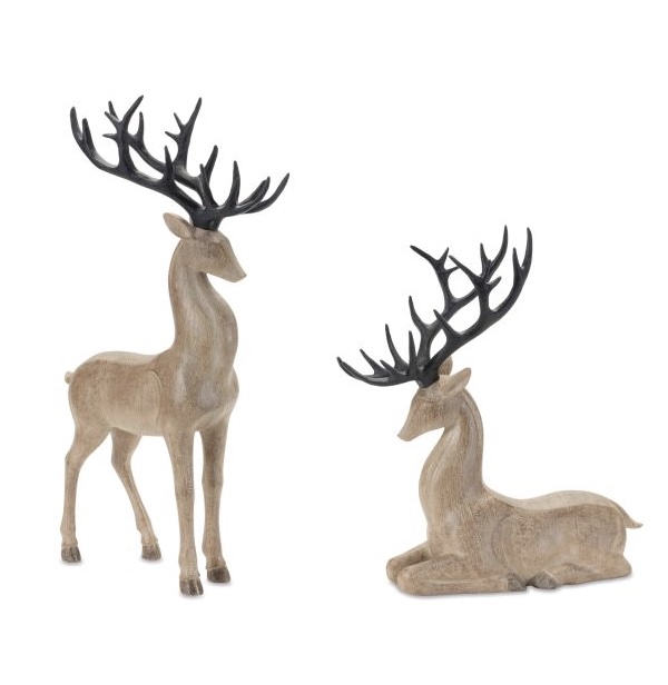 DEER &amp; REINDEER FIGURINES