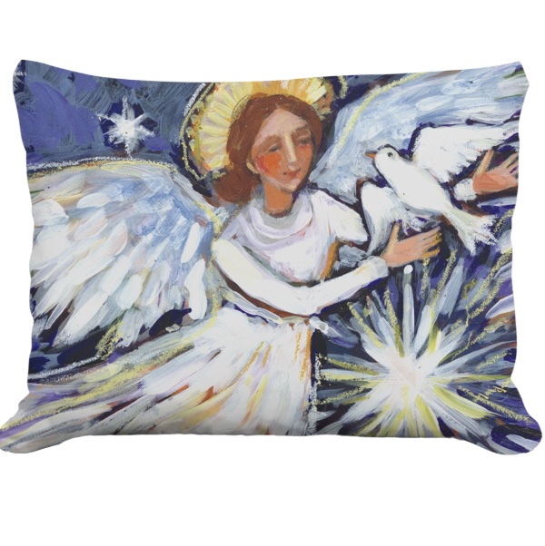 Angel of Peace Pillow 19"x24"