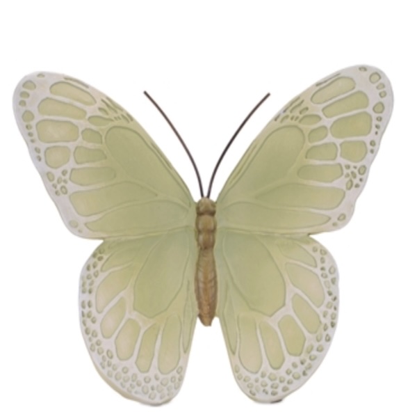 Green Butterfly 7"L X 5"H 