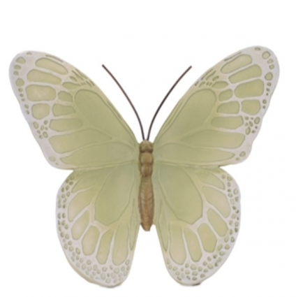 Green Butterfly 7"L X 5"H 
