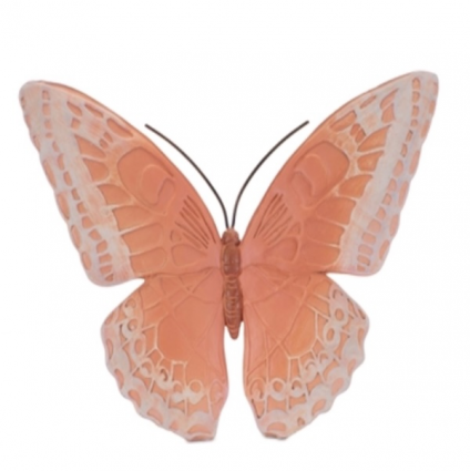Orange Butterfly 7"L X 5"H
