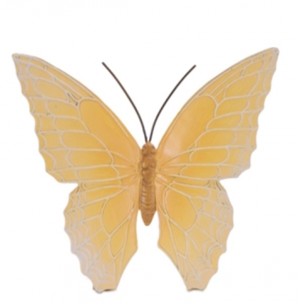 Yellow Butterfly  7"L X 5"H 