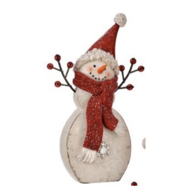 Rustic Snowmen Figurines