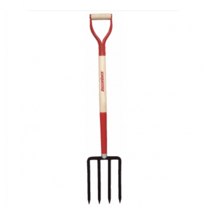 Heavy-Duty Spading Fork with 4 Times