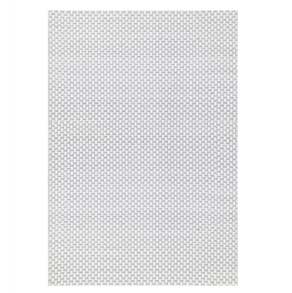 Basket Weave White Stone 4'x 6'