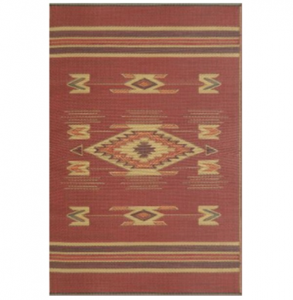 Navajo Dark Red Mat 6'X9'
