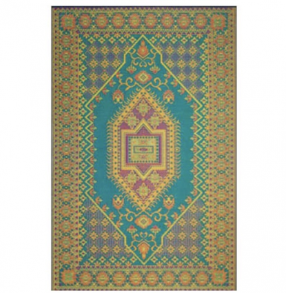 Oriental Turkish Aqua Mat 6'X9'