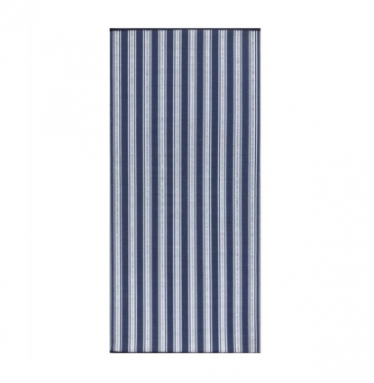 Vertical Stripe Blue Runner  2.5'X8'