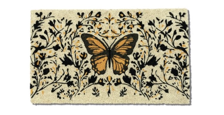 Butterfly Dance Doormat 17X28