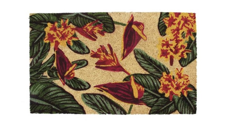 Paradise in Bloom Doormat 17X28