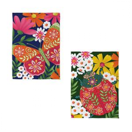 Bloom & Burst Butterfly Mini Garden Flag