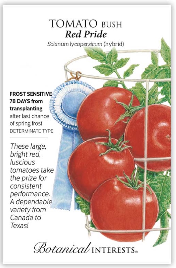 Red Pride Bush Tomato Seeds