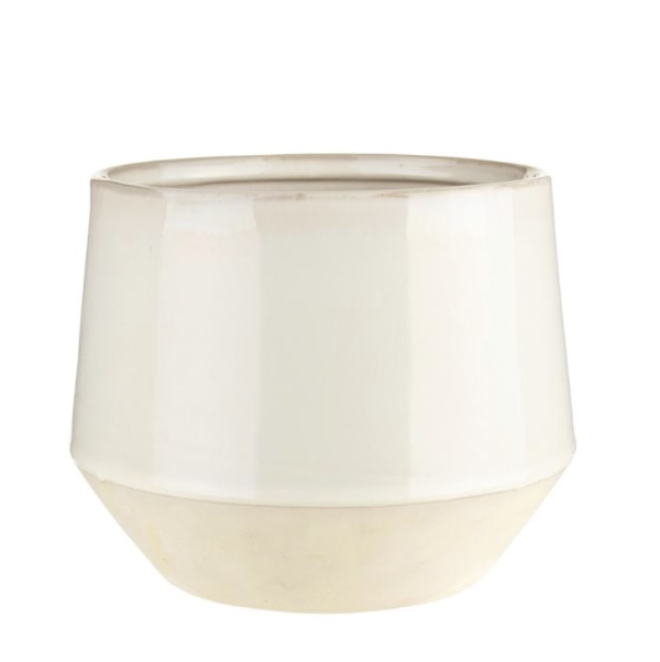 Tapered White Planter 5.5"
