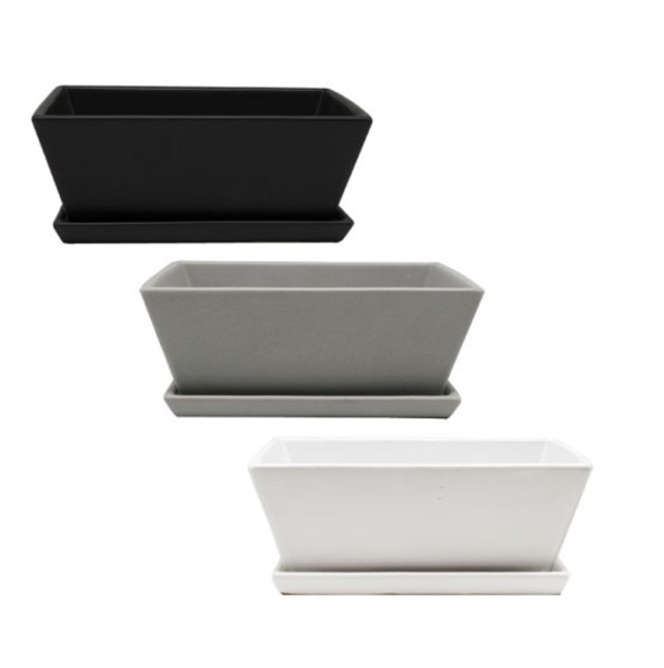 Matte Color Bonsai Pots 7" (Sold Separately)