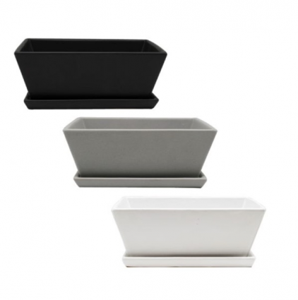 Matte Color Bonsai Pots 7" (Sold Separately)