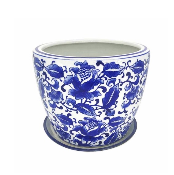 Camellia Porcelain Planter 5" 