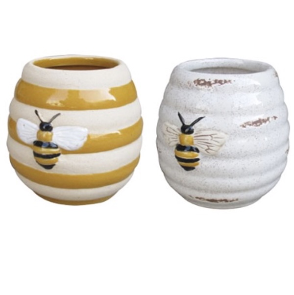 Bee Planters (Sold Separately) 3" X 3"H 