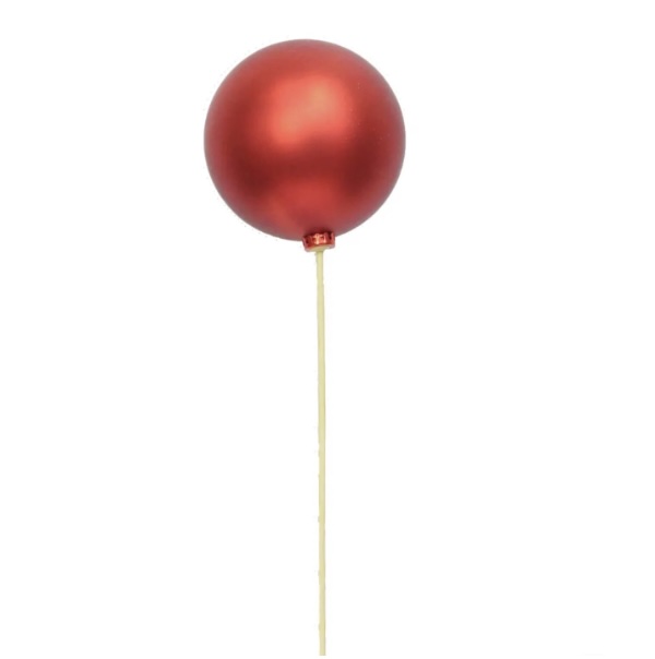 Red Matte Ornamental Ball