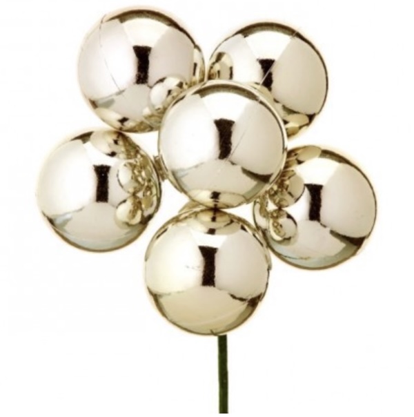 Shiny Royal Blue 40mm 6-Stem Ball Pick