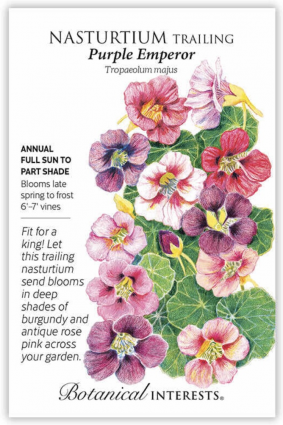 Purple Emperor Trailing Nasturtium Seeds