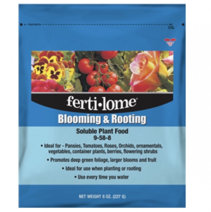 Fertilome Bloom & Root Soluble Plant Food  9-58-8   8oz