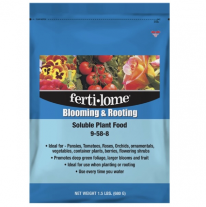Fertilome Blooming & Rooting Soluble Plant Food 9-58-8 (1.5 lbs)