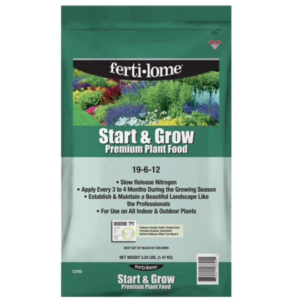 fertilome Start & Grow Premium Plant Food 19-6-12  3.25 lbs