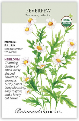 Organic Feverfew Seeds