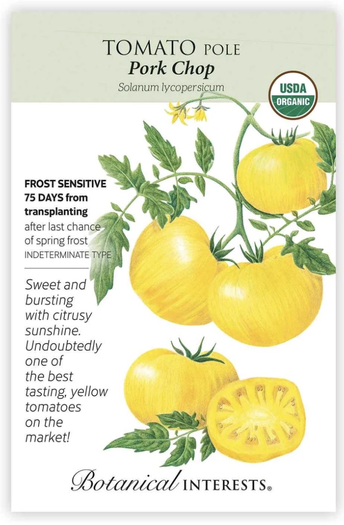 Organic Pork Chop Pole Tomato Seeds