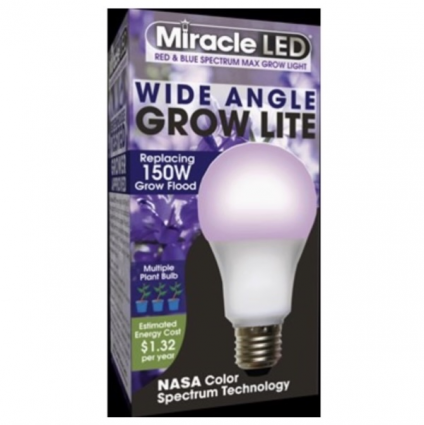 MiracleLED&reg; Multi-Plant Wide Angle Grow Light Bulb