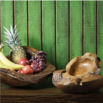 Habini Reclaimed Teak Bowl 1618"