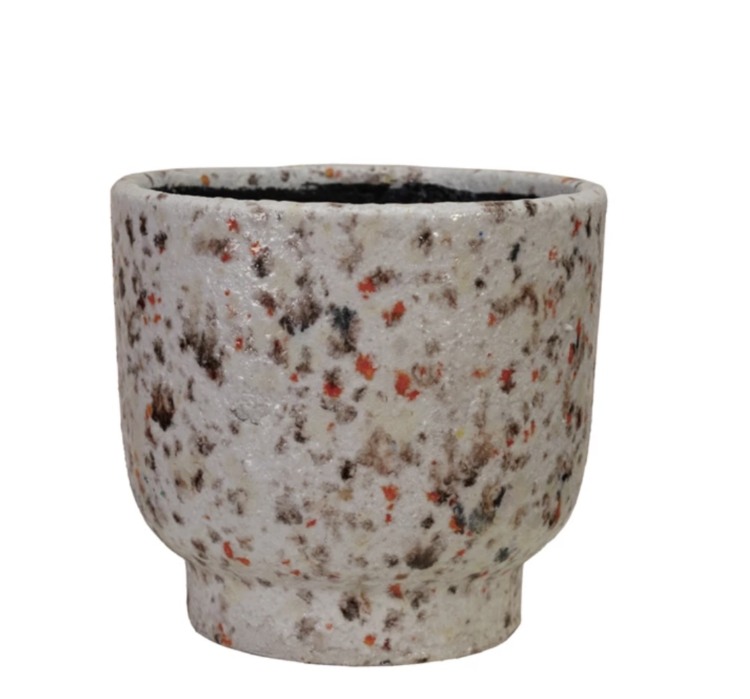 Terra-cotta Terrazzo Planter 7.75" 
