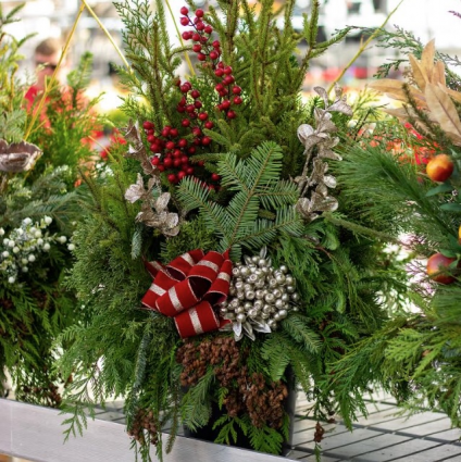 Holiday Greenery Arrangements 