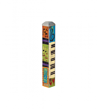 Music Is Love Art Pole 10"