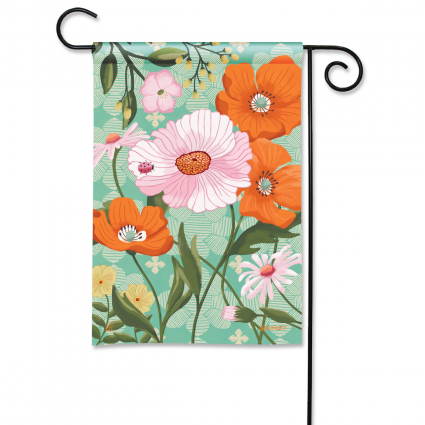 Pink Poppy Mini Flag