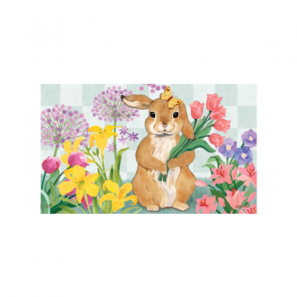 Bunny Bouquet Doormat