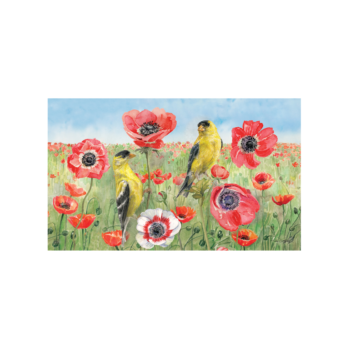 Poppy Field Doormat