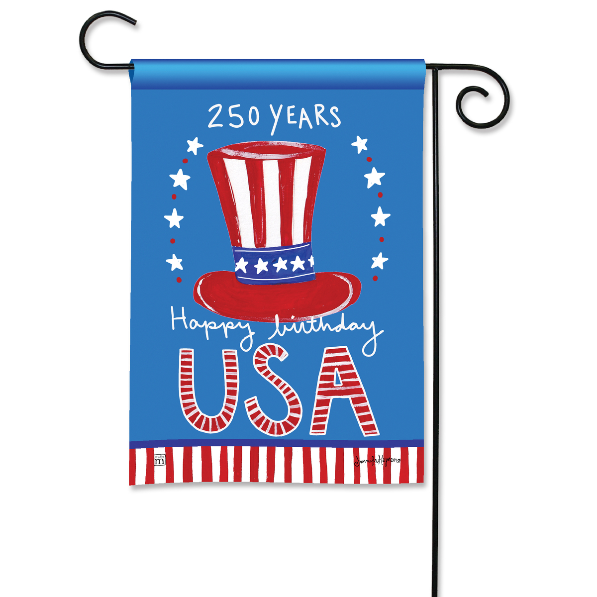 Americas 250th Birthday Mini Garden Flag