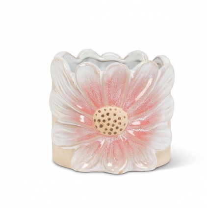 Small Pink Daisy Planter