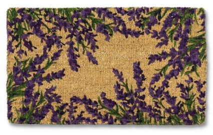 Lavender Border Doormat