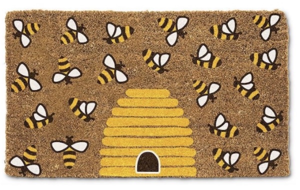 Bee & Beehive Doormat