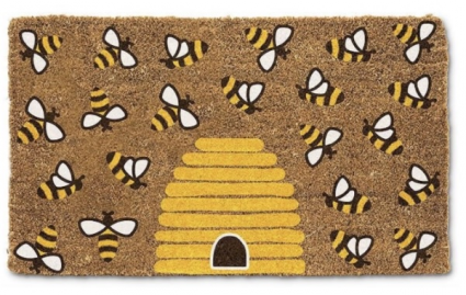 Bee & Beehive Doormat