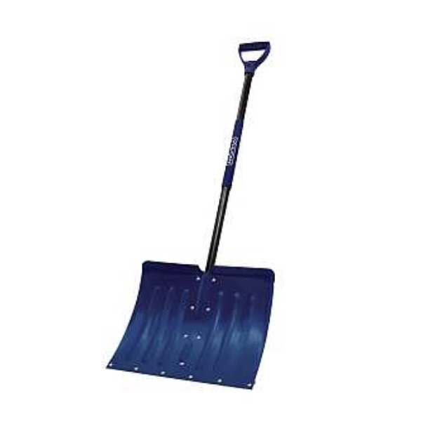 Vulcan Snow Shovel with Sleeve, Aluminum Blade, Steel Handle
