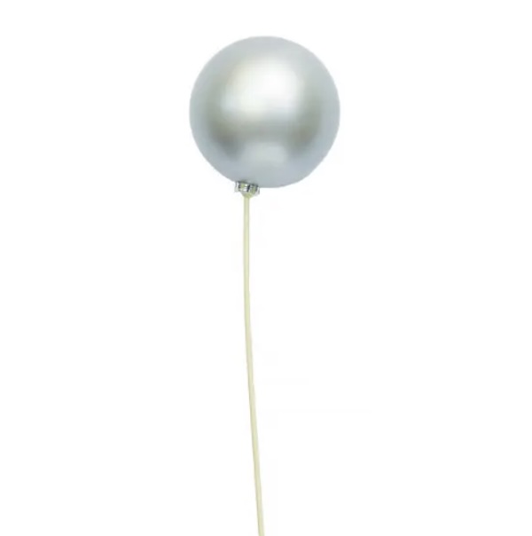 Silver Matte Ornamental Ball