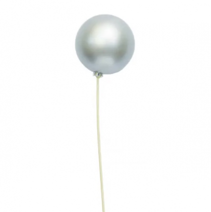 Silver Matte Ornamental Ball
