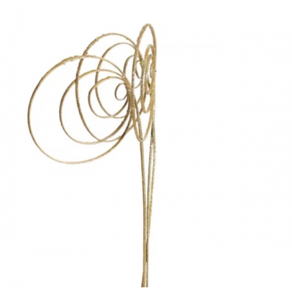 Gold Glitter Jumbo Cane Circles